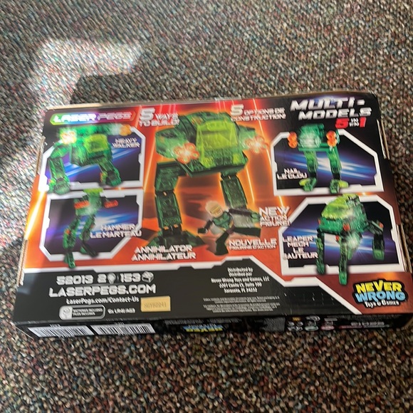 NEW Laser Pegs Multi models 5 in 1 mech attack light up LED action figure - Picture 4 of 7